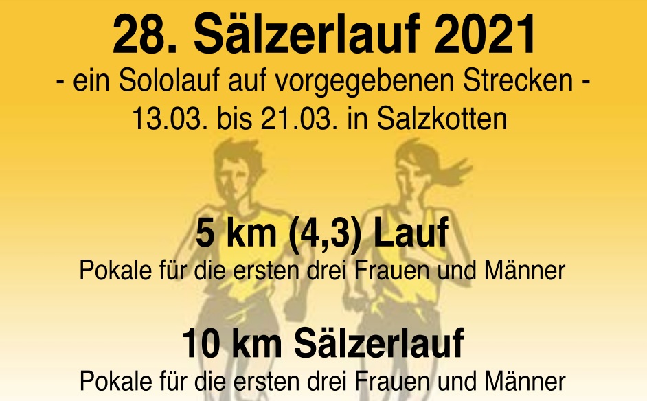 You are currently viewing 1. Lauf im Hochstift-Cup 2021 ist der 28. Sälzerlauf des VfB Salzkotten e.V.