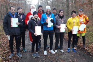 Nikolaus beim Lauftreff Borchen