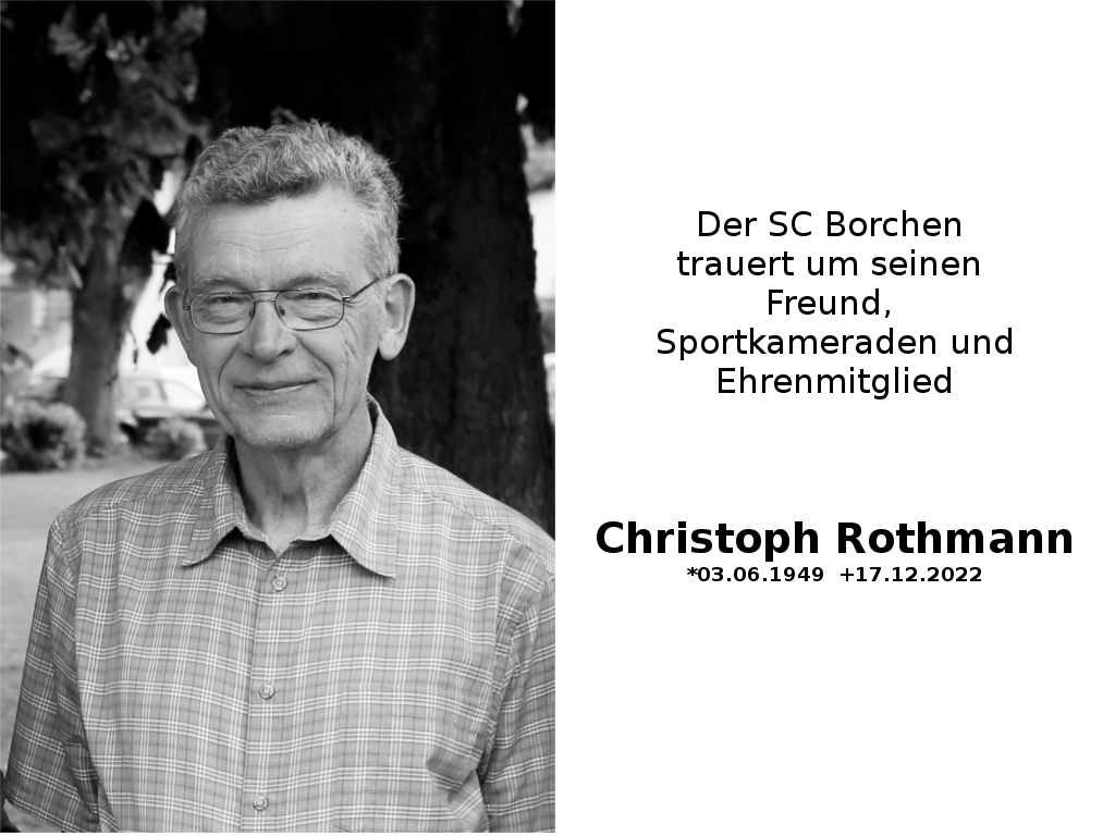 You are currently viewing Nachruf Christoph Rothmann