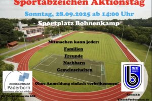 Sportabzeichen-Aktionstag am 28.09.2025