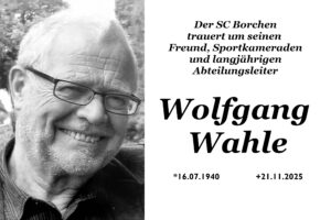 Nachruf Wolfgang Wahle