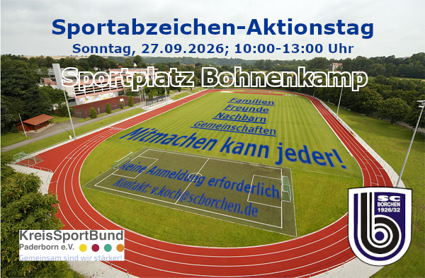 Du betrachtest gerade Sportabzeichen-Aktionstag beim SC Borchen
